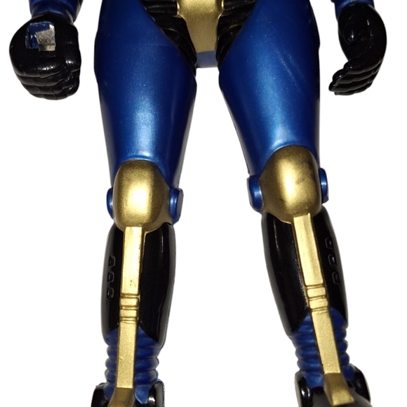 Gold and Blue Action Figure with Light-Up Feature - Picture 5 of 10